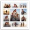 Americanflat 20x20 Collage Picture Frame - Fits One 8x10, Four 5x5, and Six 4x6 Photos or One 20x20 Photo